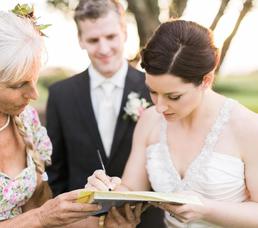 Calley O'Neill, Sunset Love Wedding in progress