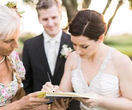 Calley O'Neill, Sunset Love Wedding in progress